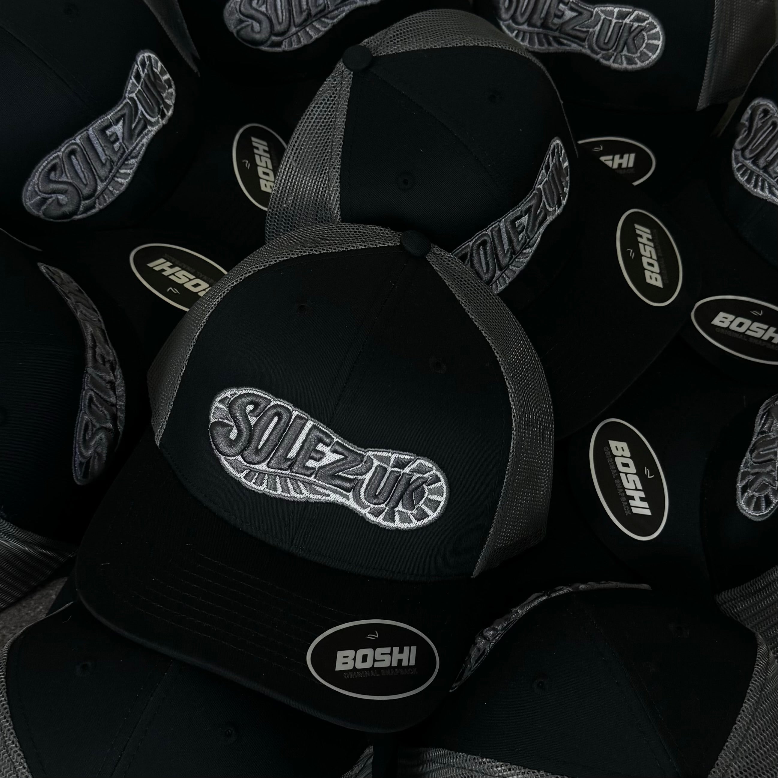 Black/Grey Trucker Cap